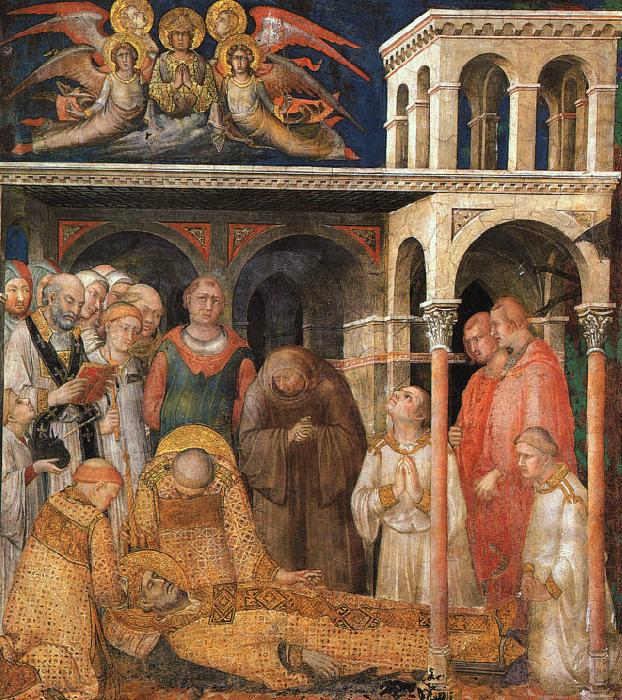 Simone Martini The Death of St.Martin Spain oil painting art